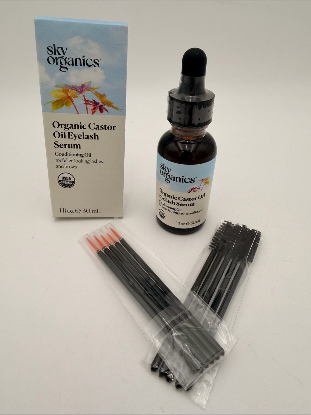 Sky Organics Organic Castor Oil Eyelash Serum - 1 fl oz